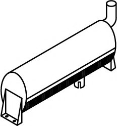 DINEX 44366 Middle-/End Silencer